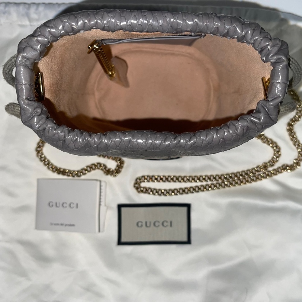 Gucci Zumi Python in Gray - Picture 3 of 4
